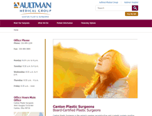 Tablet Screenshot of cantonplasticsurgeons.com